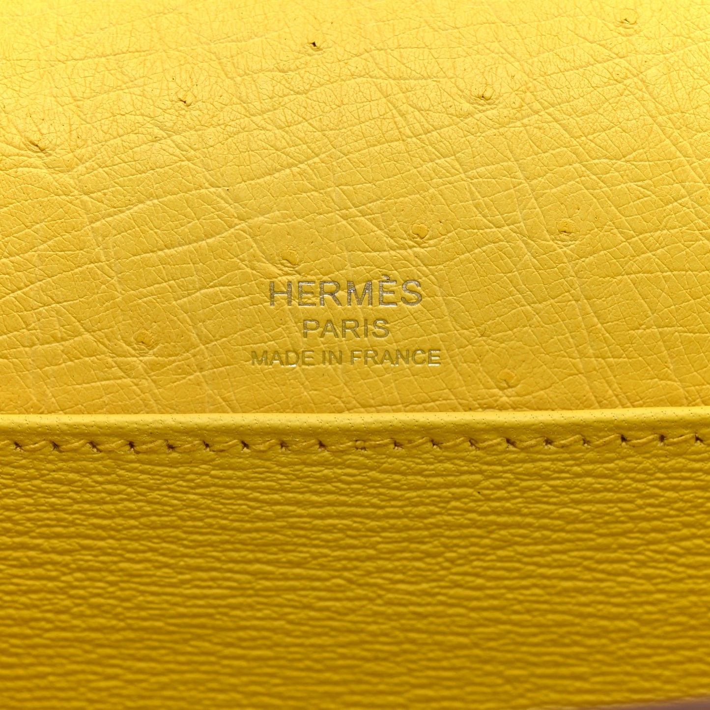 Ostrich Mini Sac Roulis Jaune Citron