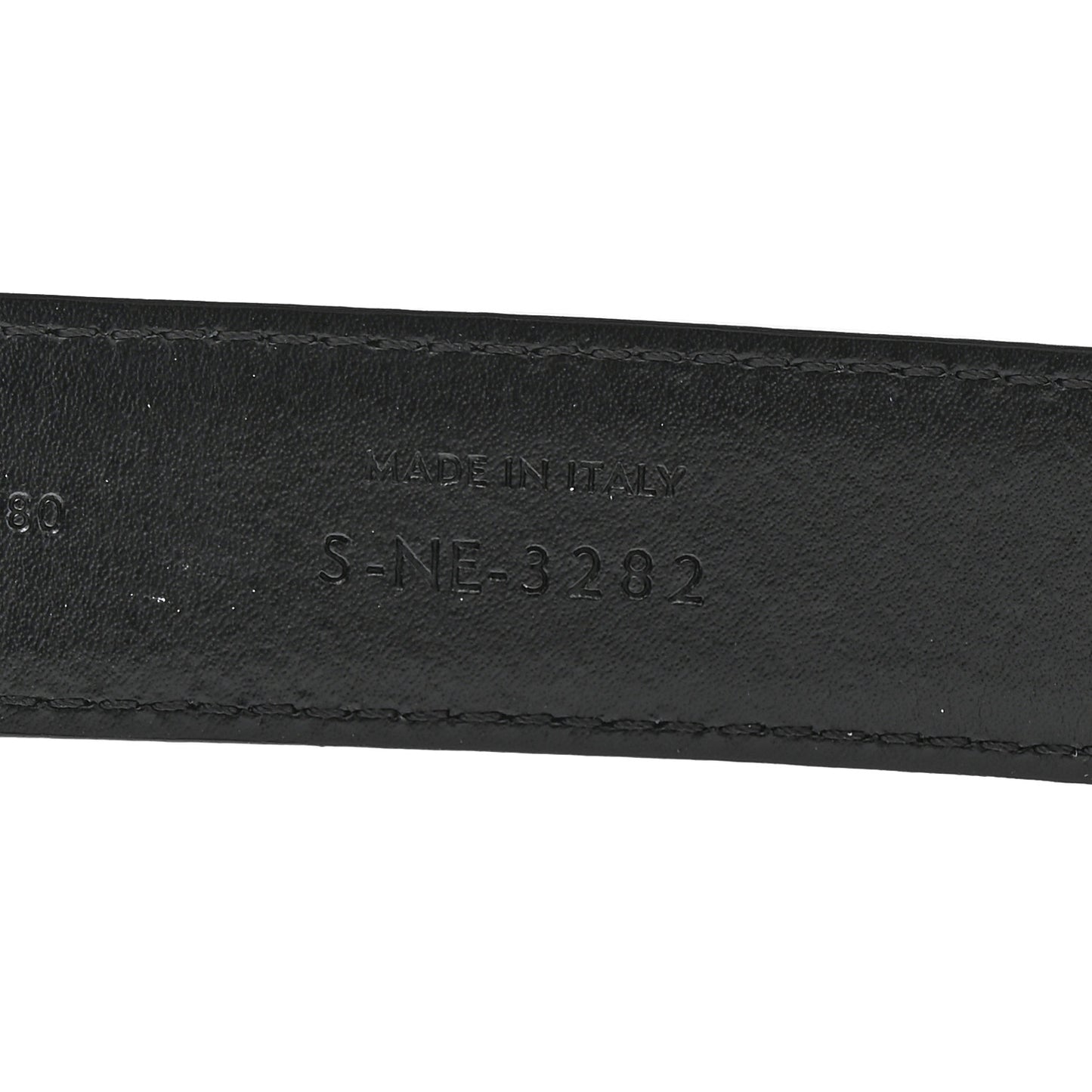 Box Calfskin Medium 25mm Triomphe Belt 80 32 Black