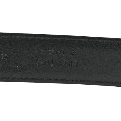 Celine Box Calfskin Medium 25mm Triomphe Belt 80 32 Black 4 of 6