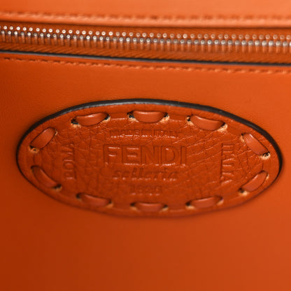 Fendi Cuoio Roma Sellerissima Nappa Sintetica Tape Stitch Baguette Brandy 6 of 9