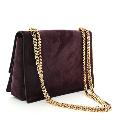 Salvatore Ferragamo Suede Calfskin Vera Bow Crossbody Bag Dark Bordeaux 3 of 11