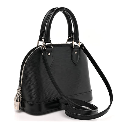 Louis Vuitton Epi Alma BB Black 3 of 9