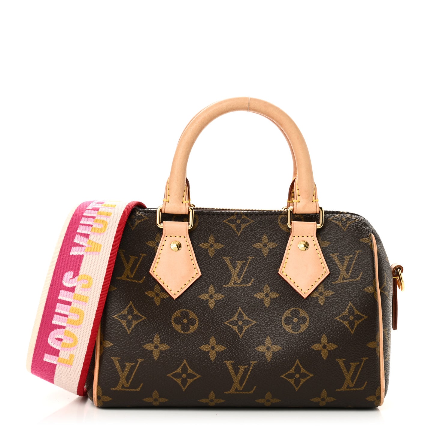 Monogram Speedy Bandouliere 20 Fuchsia