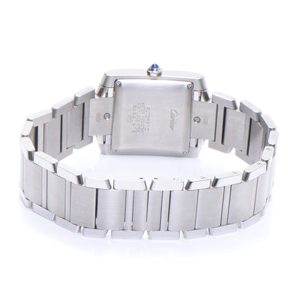 Cartier Stainless Steel 28mm Tank Francaise Automatic Watch 4 of 6