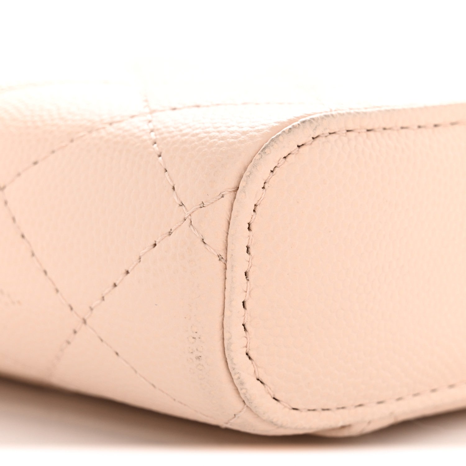 Chanel Caviar Quilted Phone Holder With Chain Light Pink 10 of 12