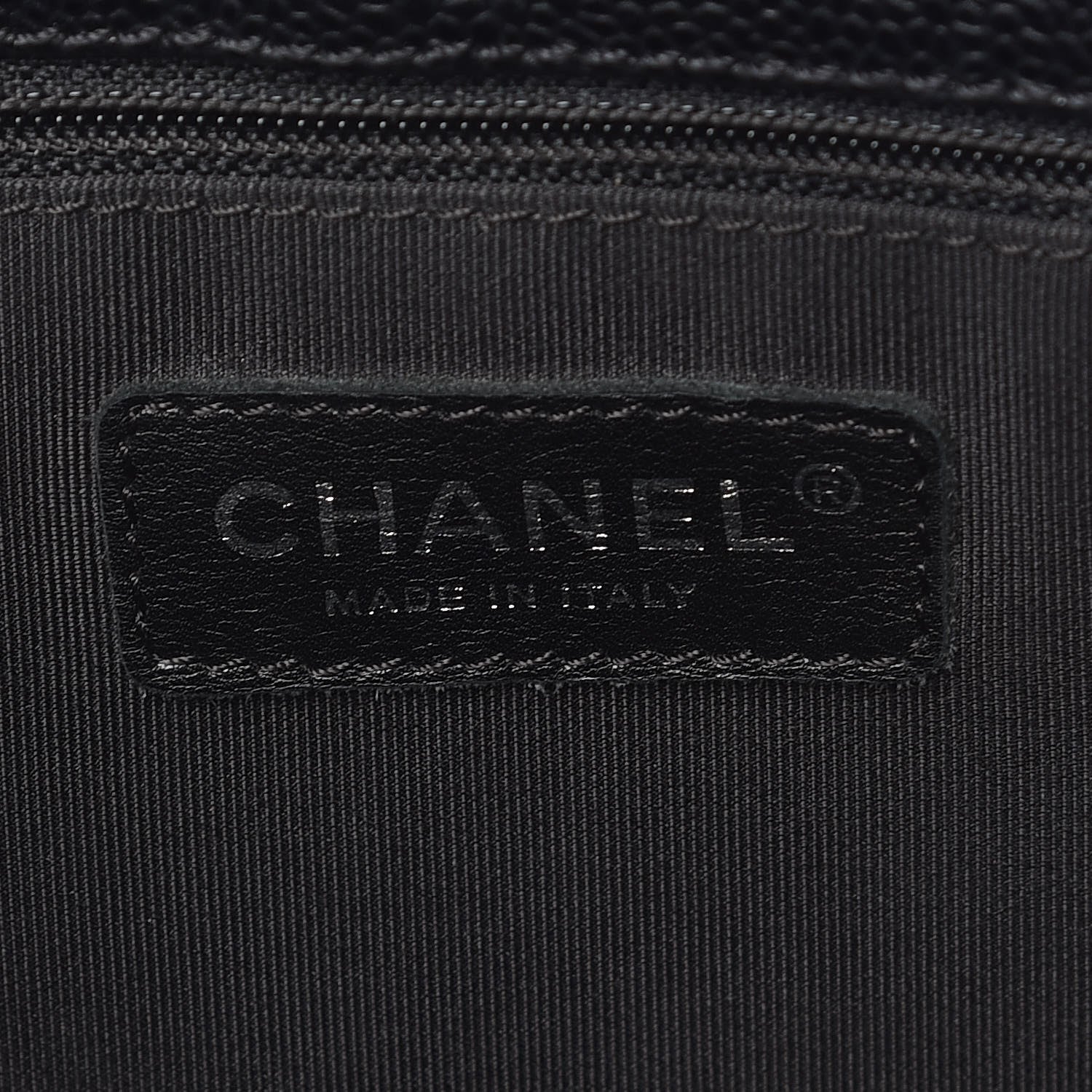 Chanel Caviar Quilted Grand Shopping Tote GST Black 8 of 12