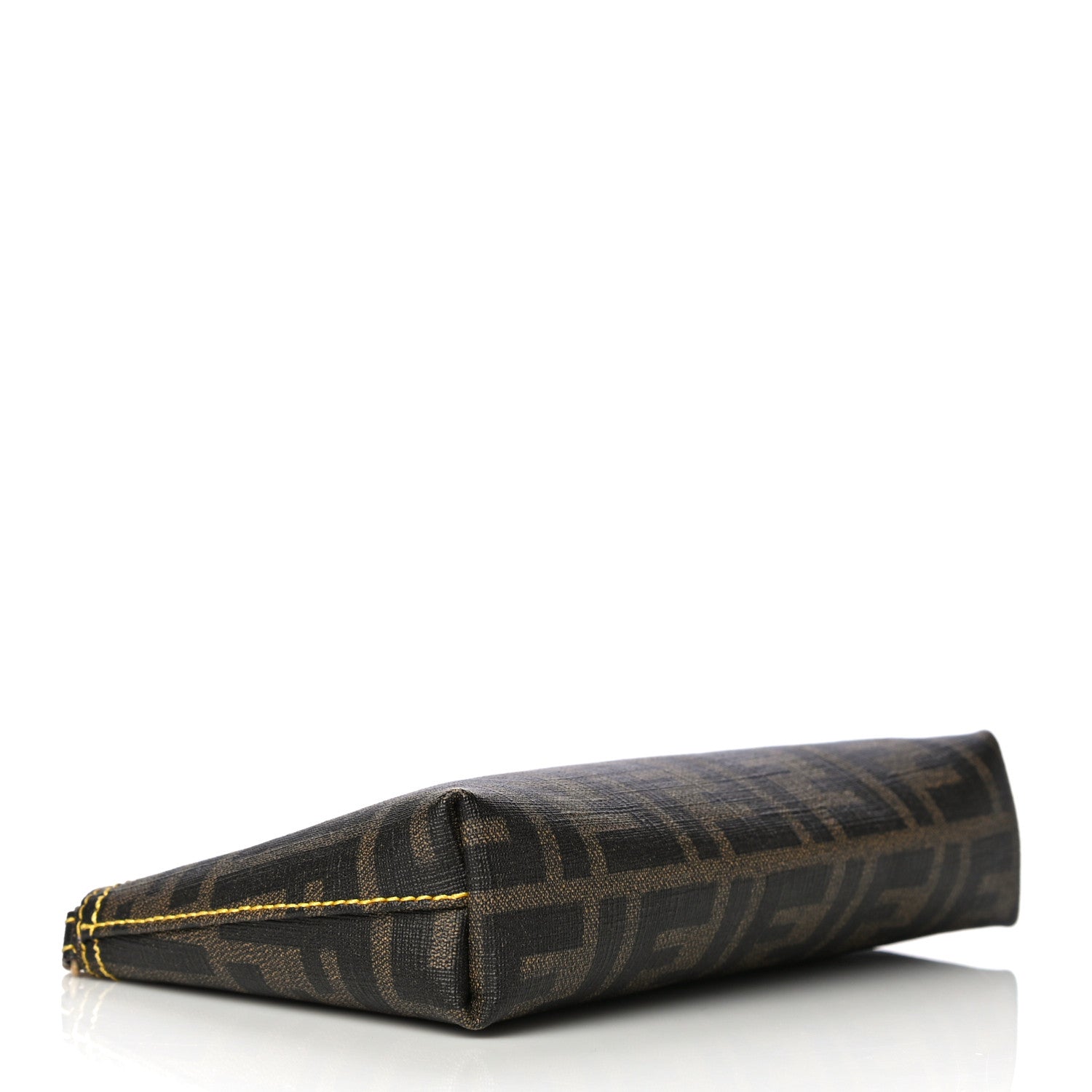 Fendi Zucca Spalmati Pochette Tobacco Giallo 3 of 11