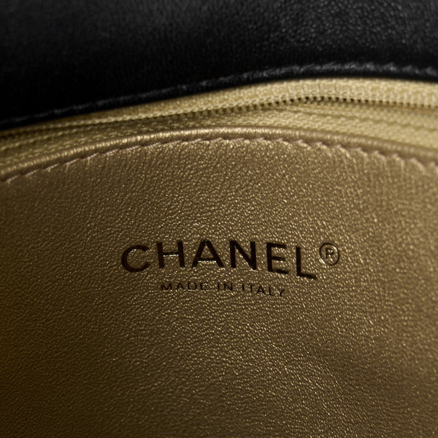 Chanel Lambskin Quilted Side Flap Black 6 of 10