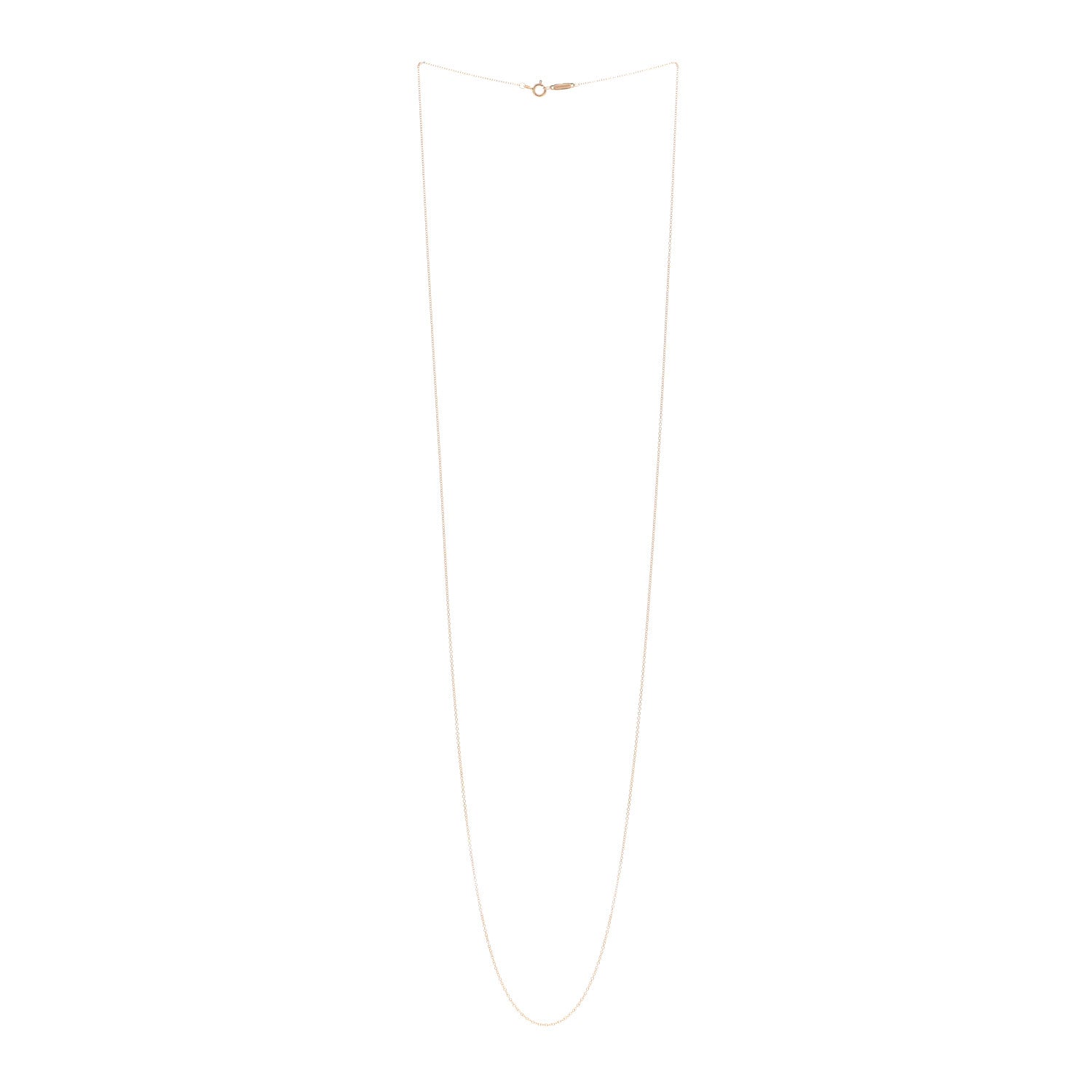 Tiffany 18K Rose Gold Chain Necklace 30" 3 of 4