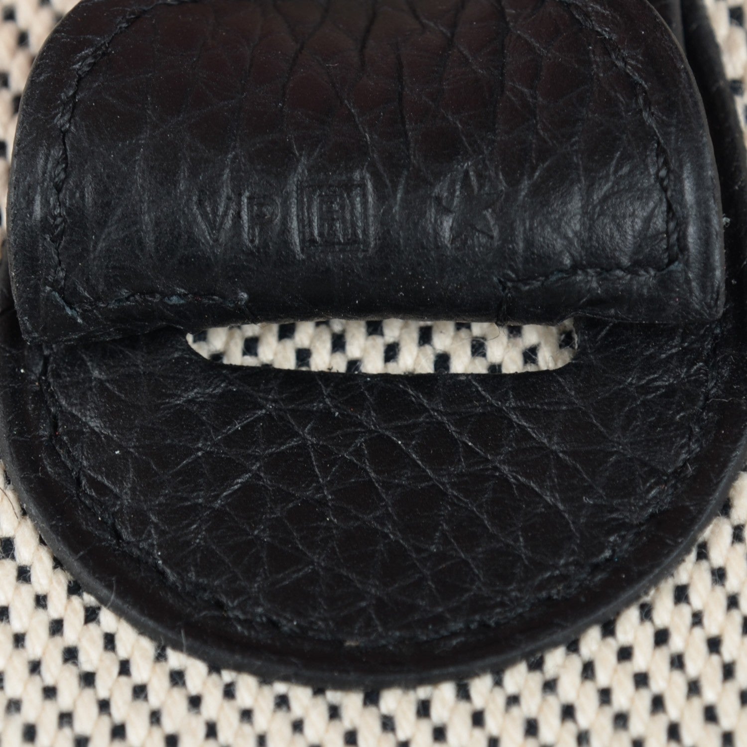 Hermes Toile Taurillon Clemence Evelyne III GM Ecru Black 11 of 14