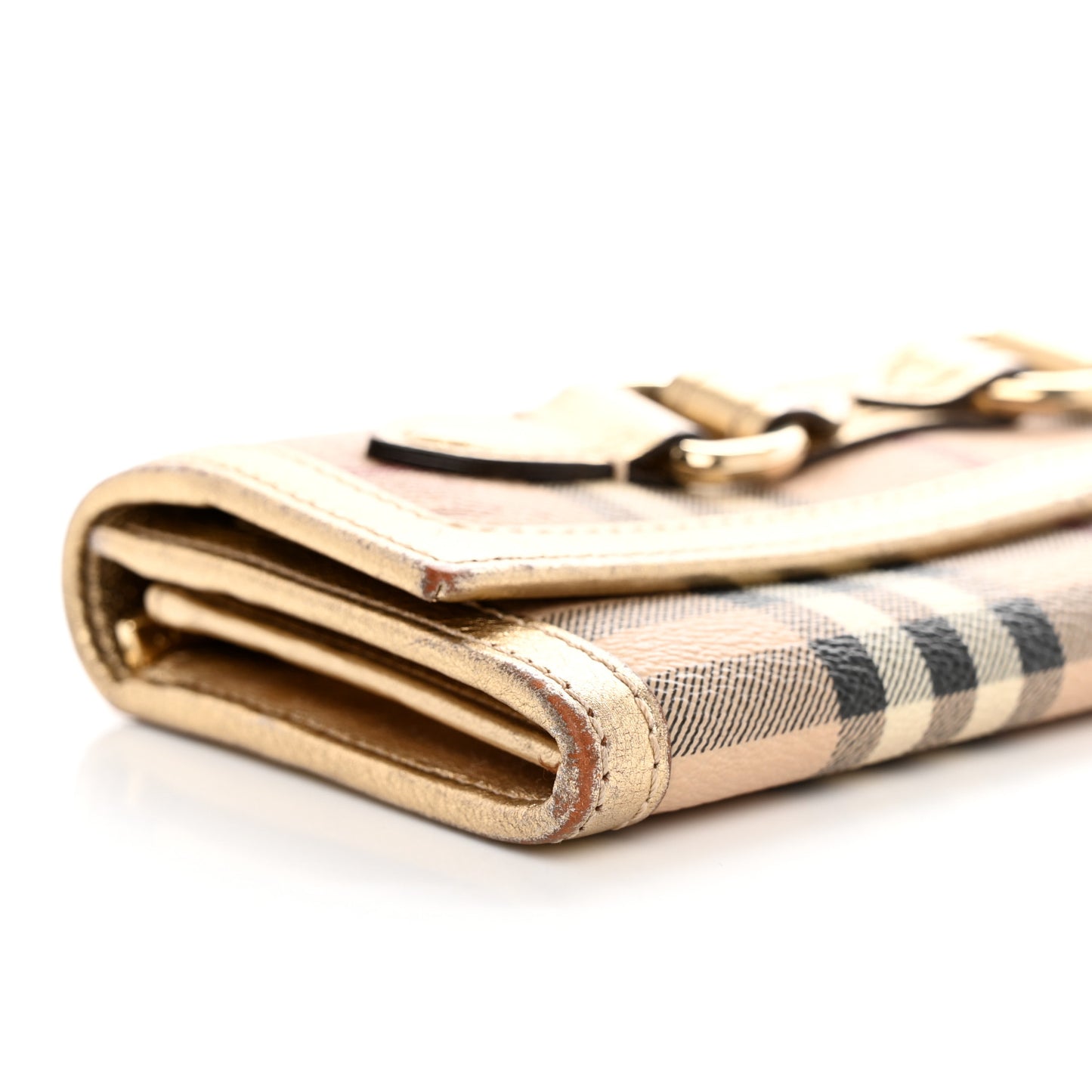 Haymarket Check Molly Wallet Gold