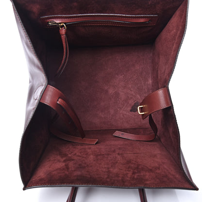 Celine Natural Calfskin Medium Phantom Luggage Burgundy 4 of 21