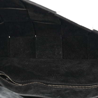 Bottega Veneta Metallic Crushed Calfskin Maxi Intrecciato Cassette Crossbody Bag Anchor 5 of 11