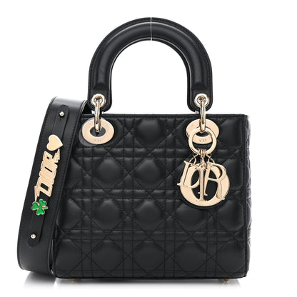 Christian Dior Lambskin Cannage Small My ABCDior Lady Dior Black 1 of 12