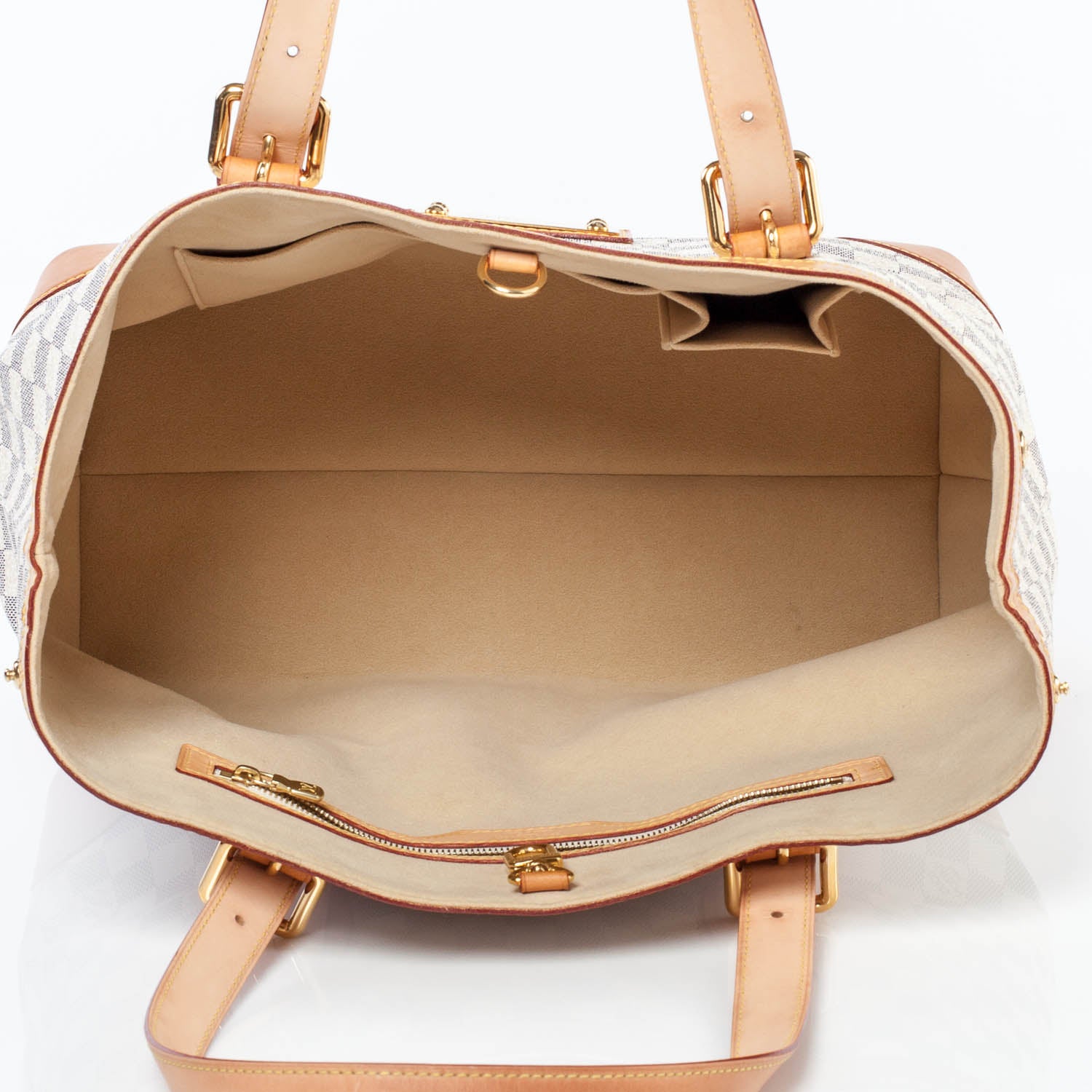 Louis Vuitton Damier Azur Hampstead MM 9 of 9