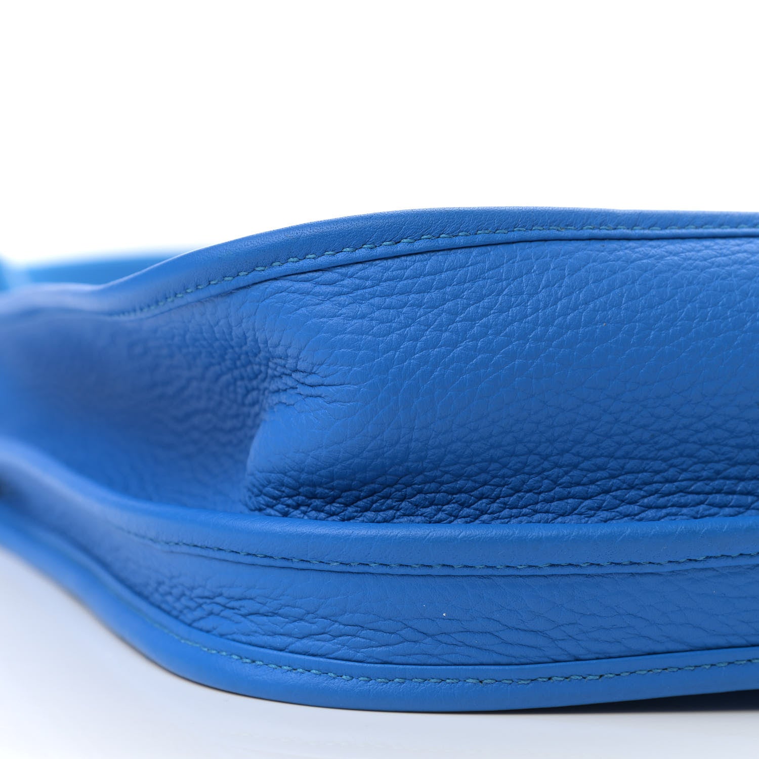 Hermes Taurillon Clemence Evelyne III PM Bleu Hydra 8 of 10