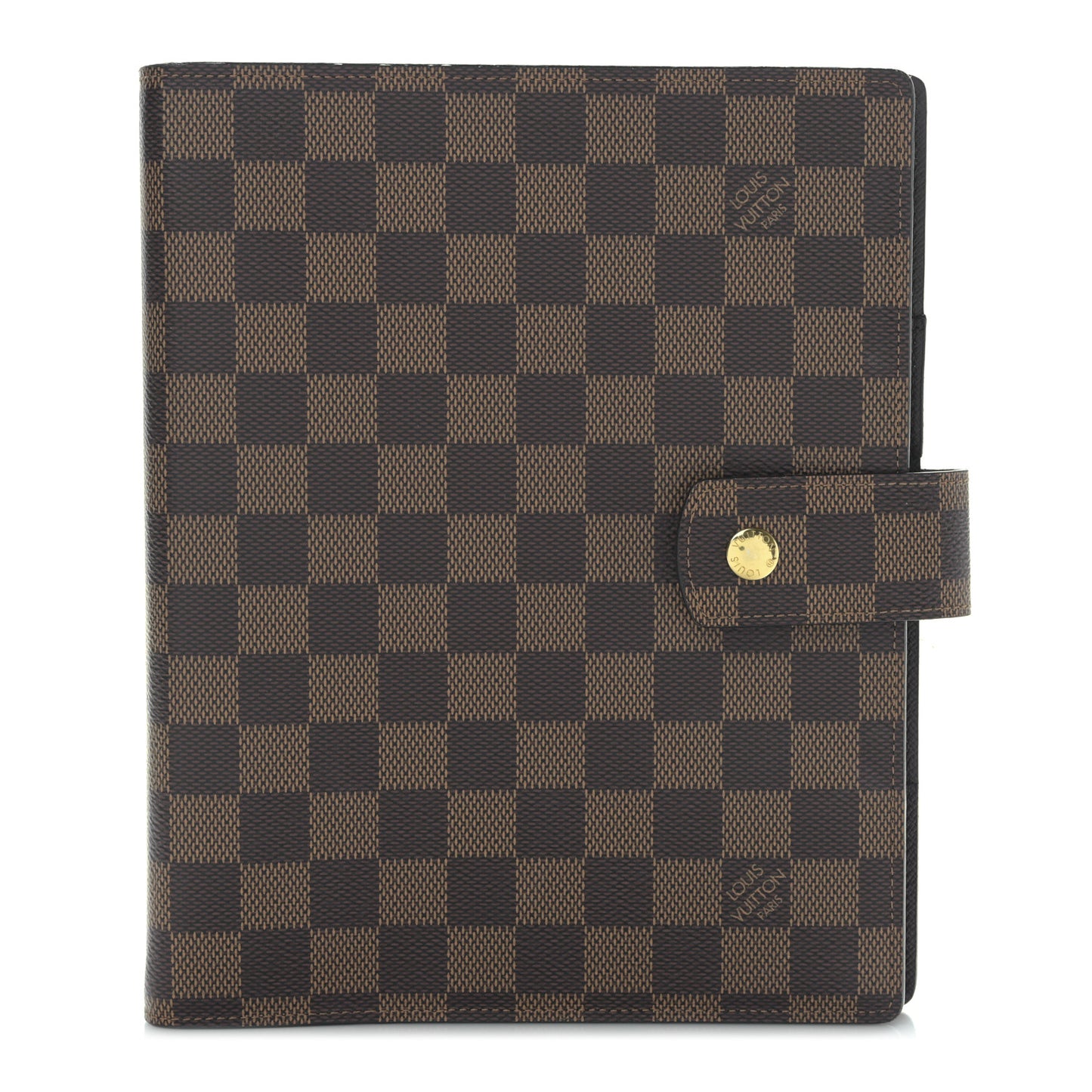 Damier Ebene Large Ring Agenda Cover