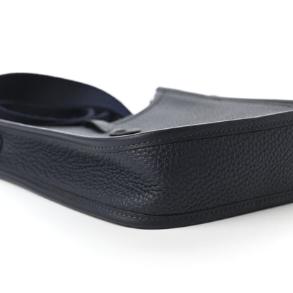 Hermes Taurillon Clemence Evelyne TPM Bleu Indigo 6 of 10