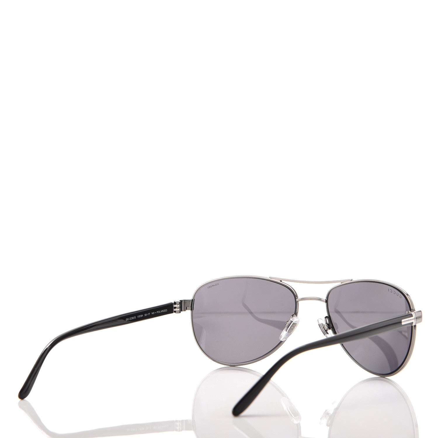 Gucci Aviator GG 2236/S Sunglasses Black 4 of 8