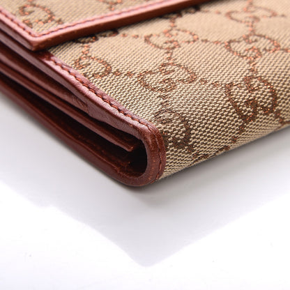 Gucci Monogram Dice Continental Wallet Bronze 8 of 10