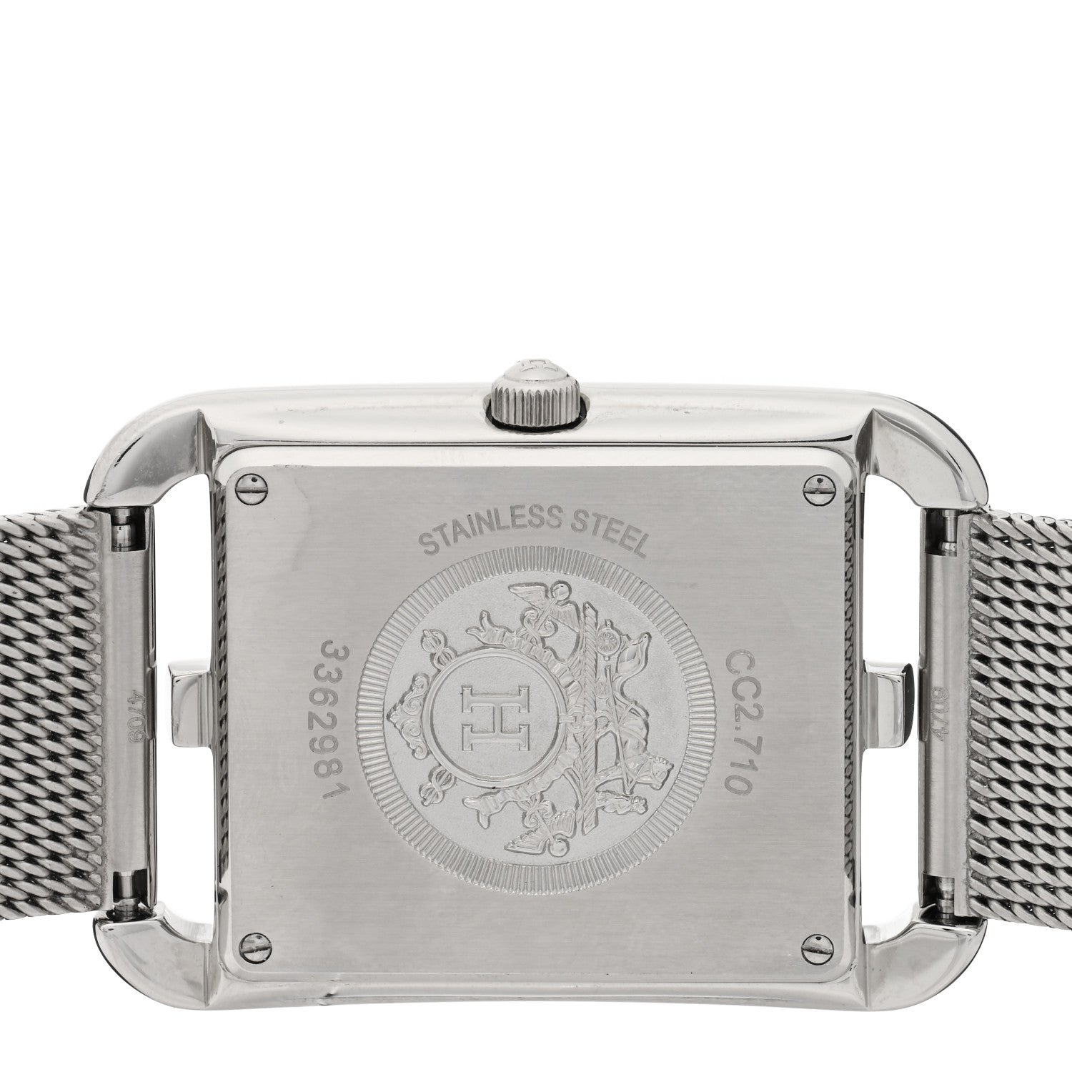 Hermes Stainless Steel 29mm Cape Cod Double Tour Quartz Watch Silver 4 of 5