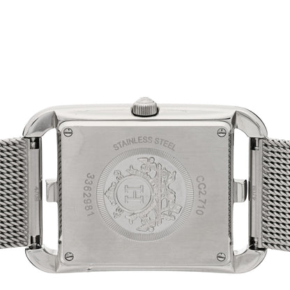 Hermes Stainless Steel 29mm Cape Cod Double Tour Quartz Watch Silver 4 of 5