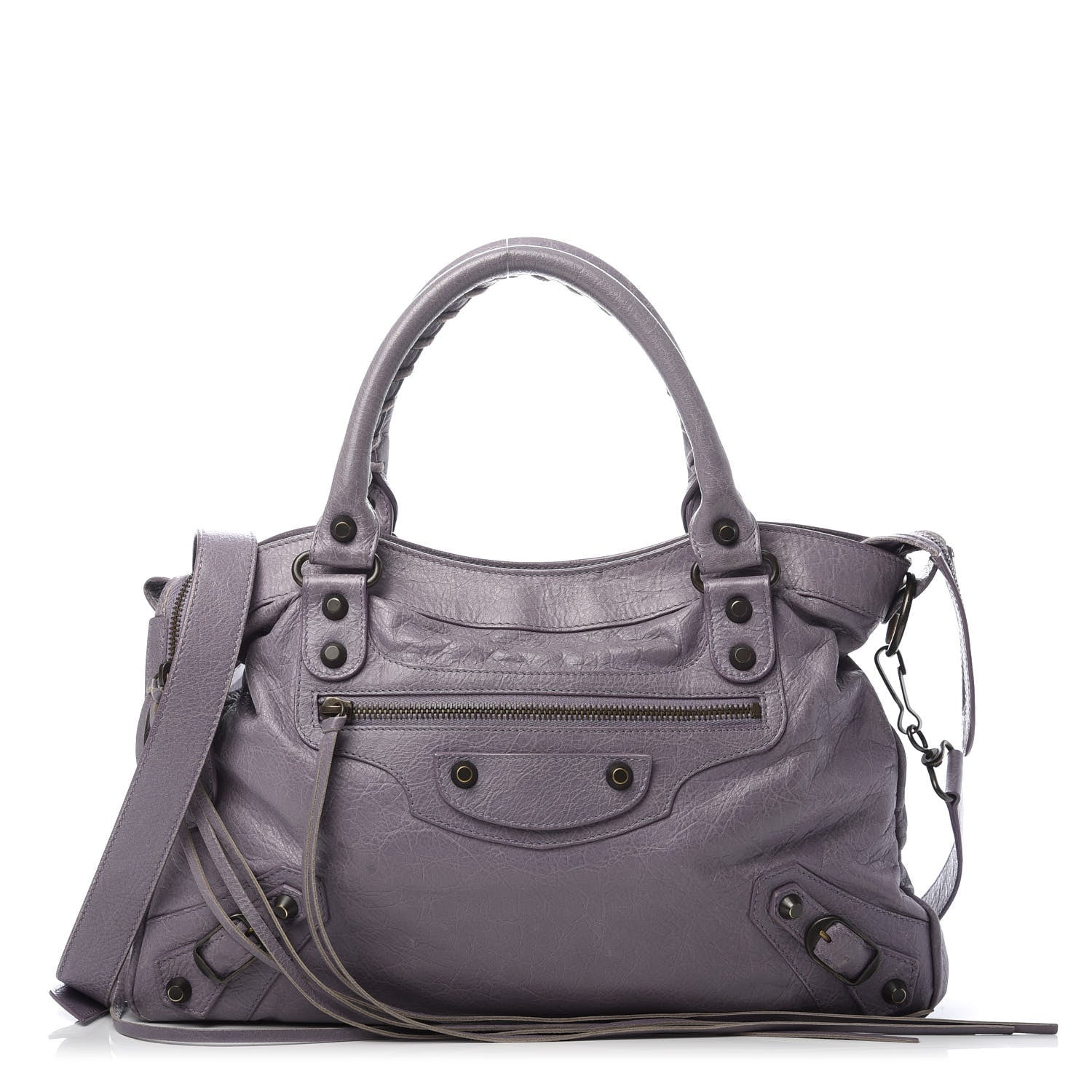 Balenciaga Agneau Classic Hardware Town Glycine 1 of 9