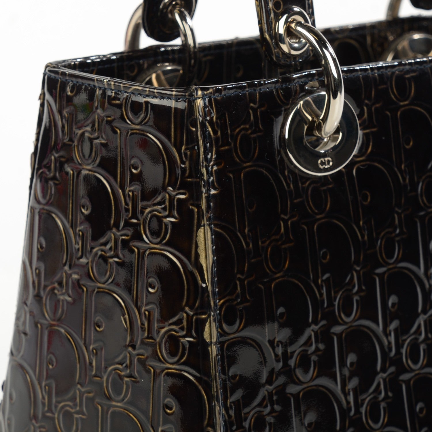 Christian Dior Patent Ultimate Medium Lady Dior 9 of 10
