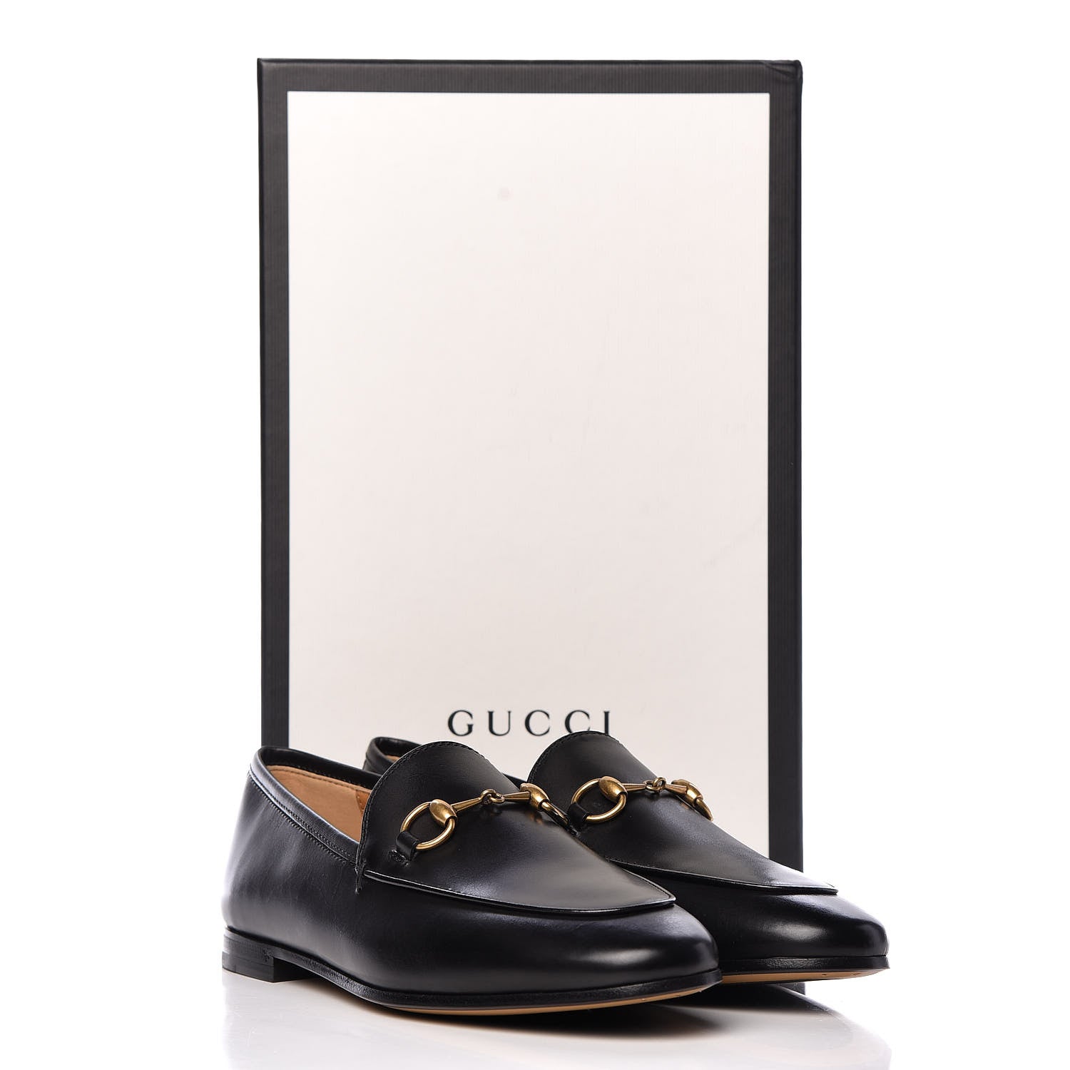 Gucci Calfskin Womens Jordaan Loafers 36 Black 19 of 20