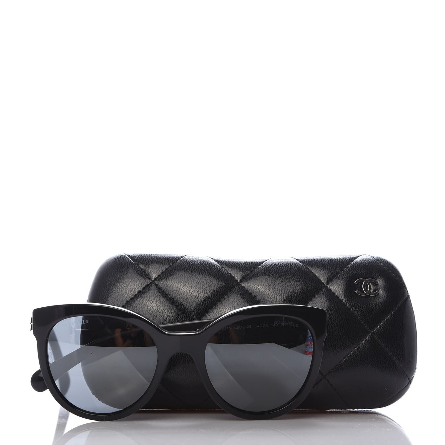 Pantos Signature CC Sunglasses 5315 Black