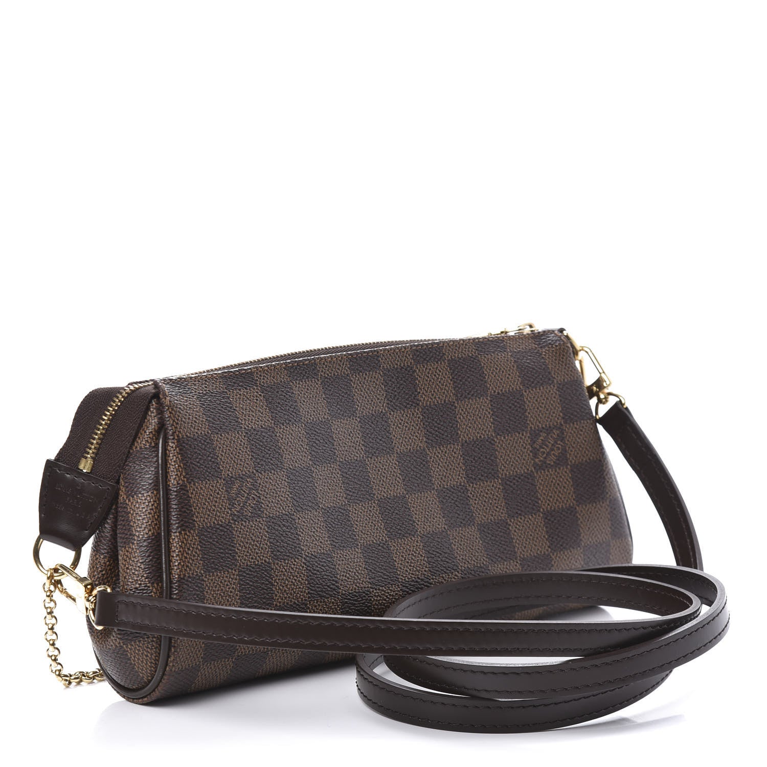 Louis Vuitton Damier Ebene Eva Clutch 3 of 10
