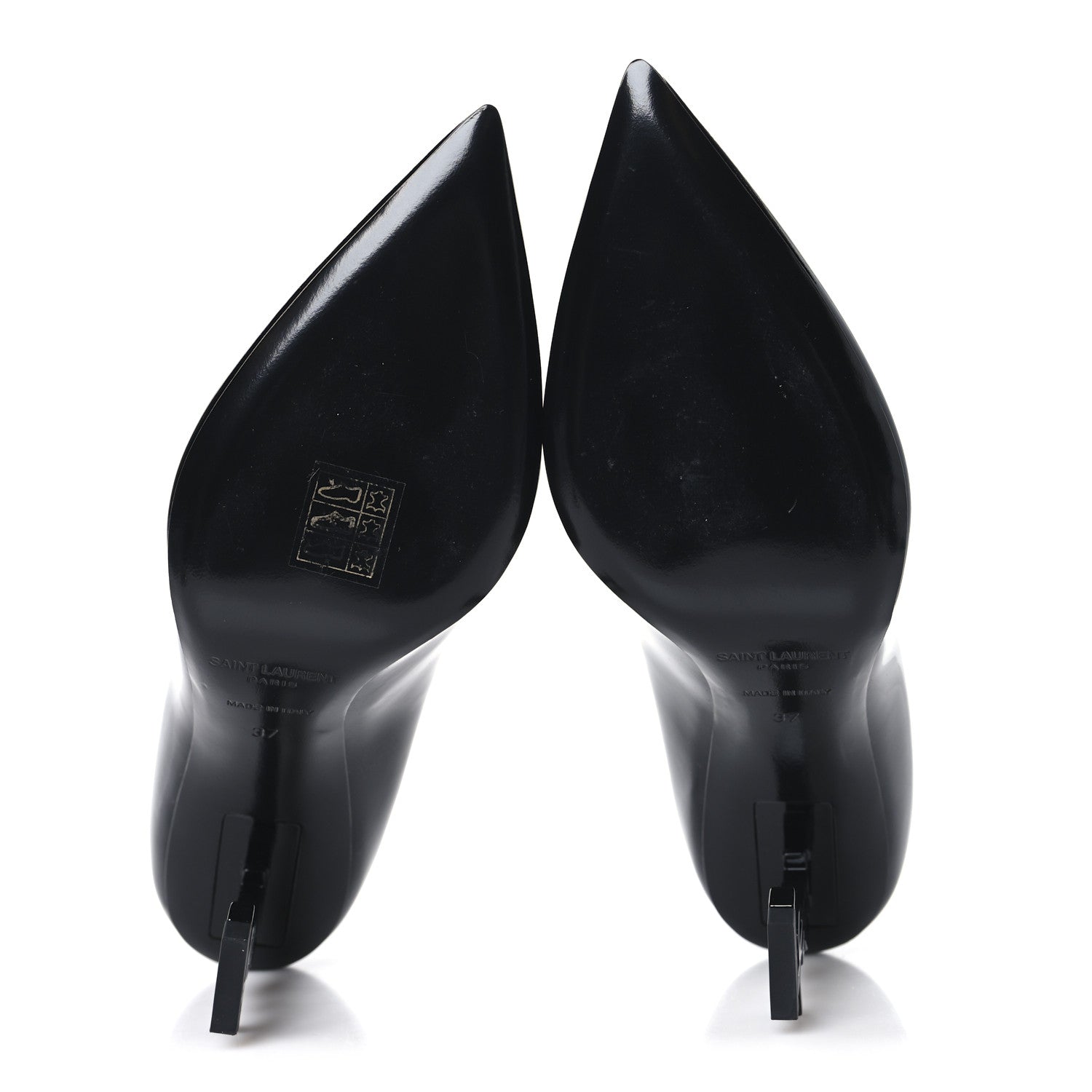 Saint Laurent Patent Opyum 85 Pumps 37 Black 6 of 10