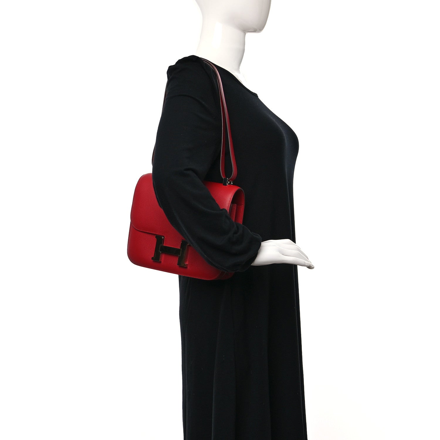 Hermes Evercolor Constance 24 Rouge Piment 2 of 10