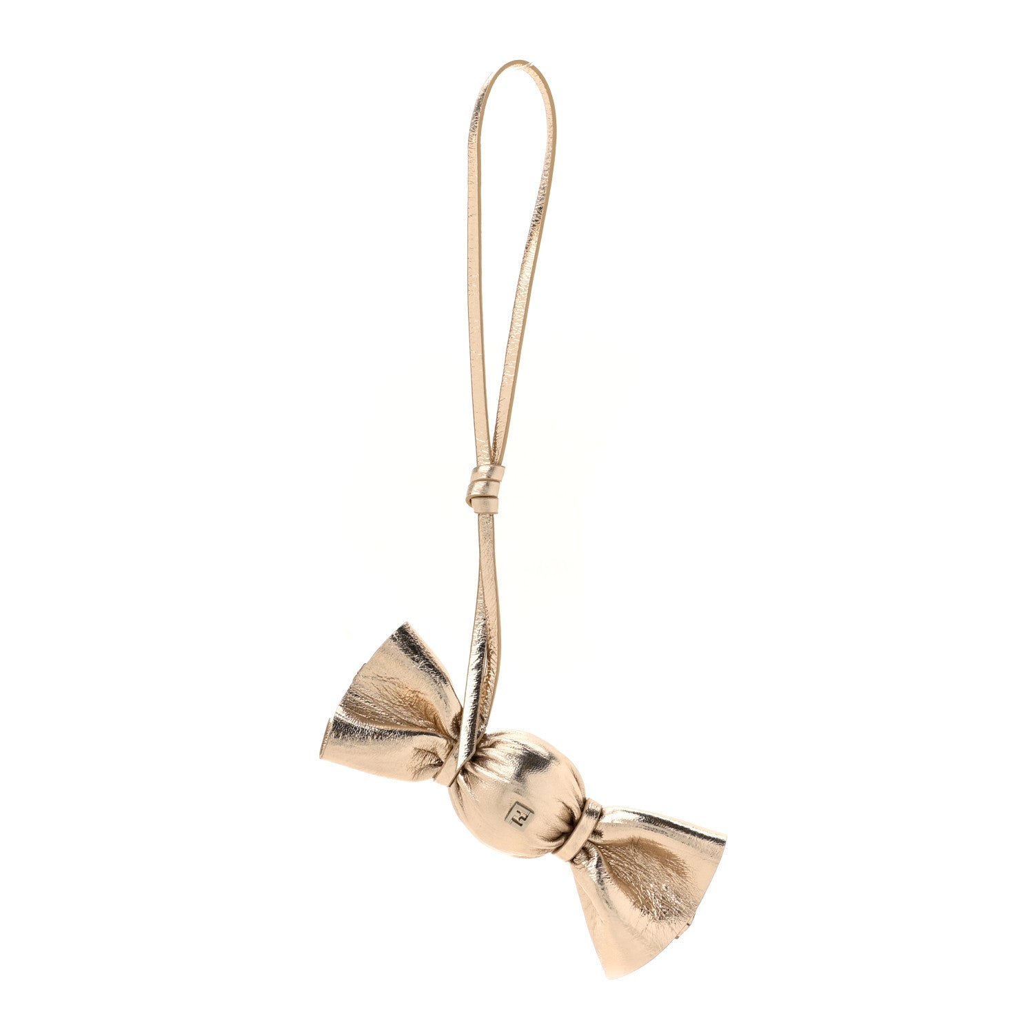Fendi Rock Millenium Laminato So Sweet Bag Charm Platino 1 of 4