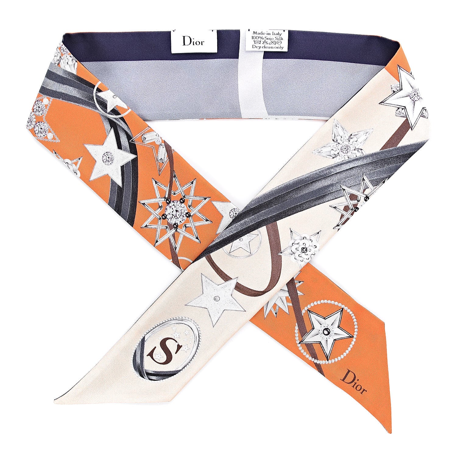 Christian Dior Silk ABCDior S Mitzah Scarf 1 of 4