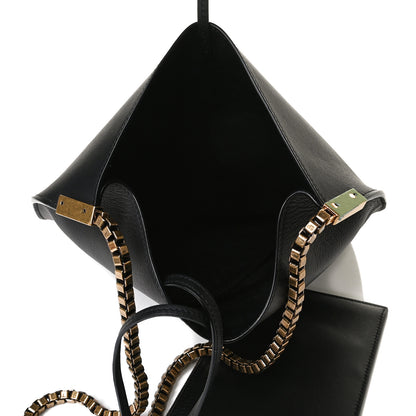 Saint Laurent Calfskin Small Suzanne Hobo Black 6 of 14
