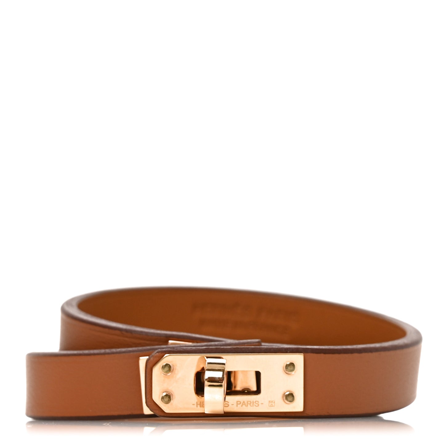Swift Mini Kelly Double Tour Bracelet T3 Gold