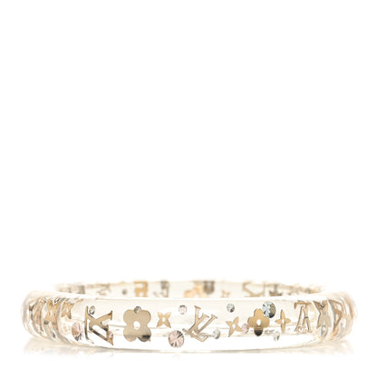 Louis Vuitton Resin Swarovski Small Inclusion Bracelet PM Transparent 1 of 4