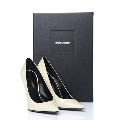 Saint Laurent Patent Opyum 110 Pumps 36.5 Neutro 9 of 10