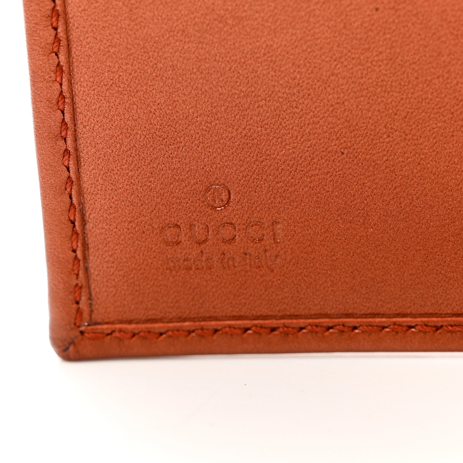 Gucci Monogram Metallic Calfskin Dice French Flap Wallet Bronze 6 of 6