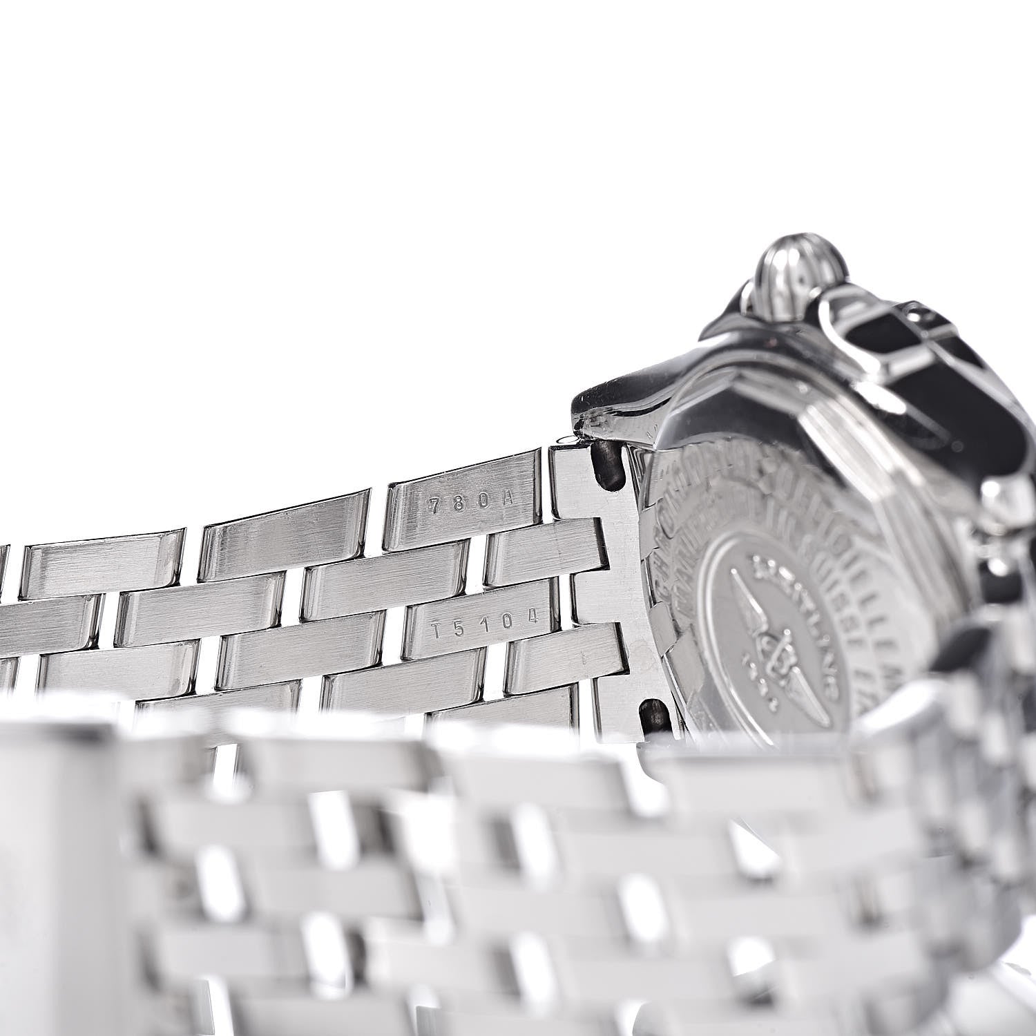 Breitling Stainless Steel Diamond Mother of Pearl 32mm Lady Cockpit Quartz Watch A71356 7 of 8