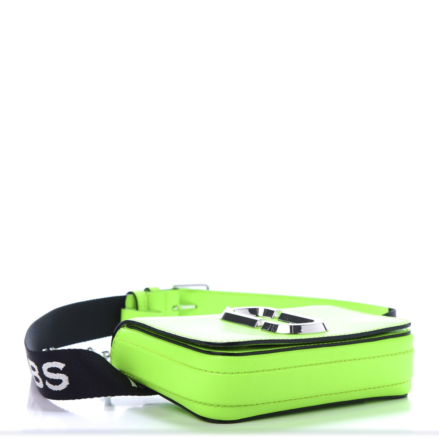 Saffiano Hip Shot Belt Bag Bright Green
