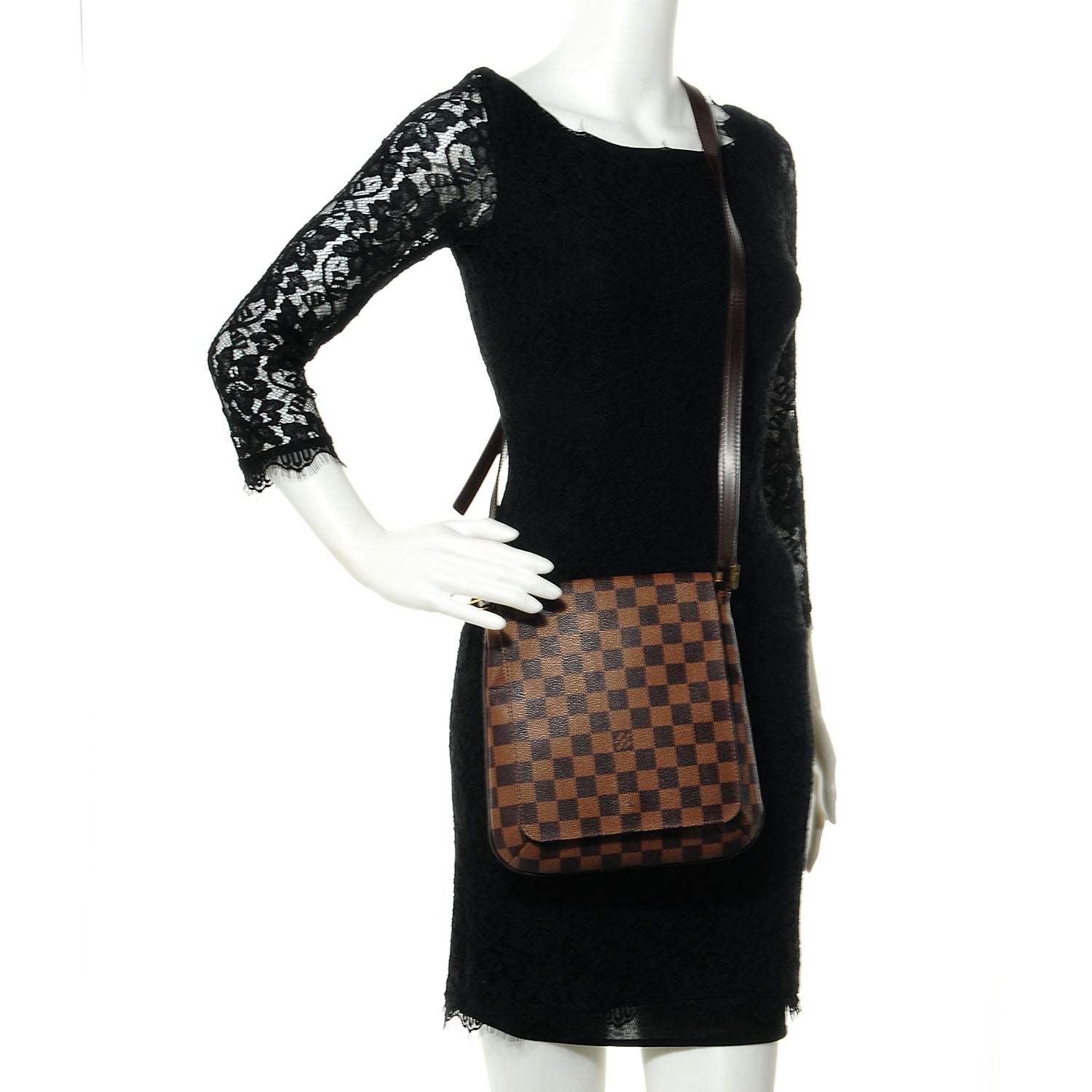 Louis Vuitton Damier Ebene Musette Salsa 2 of 7