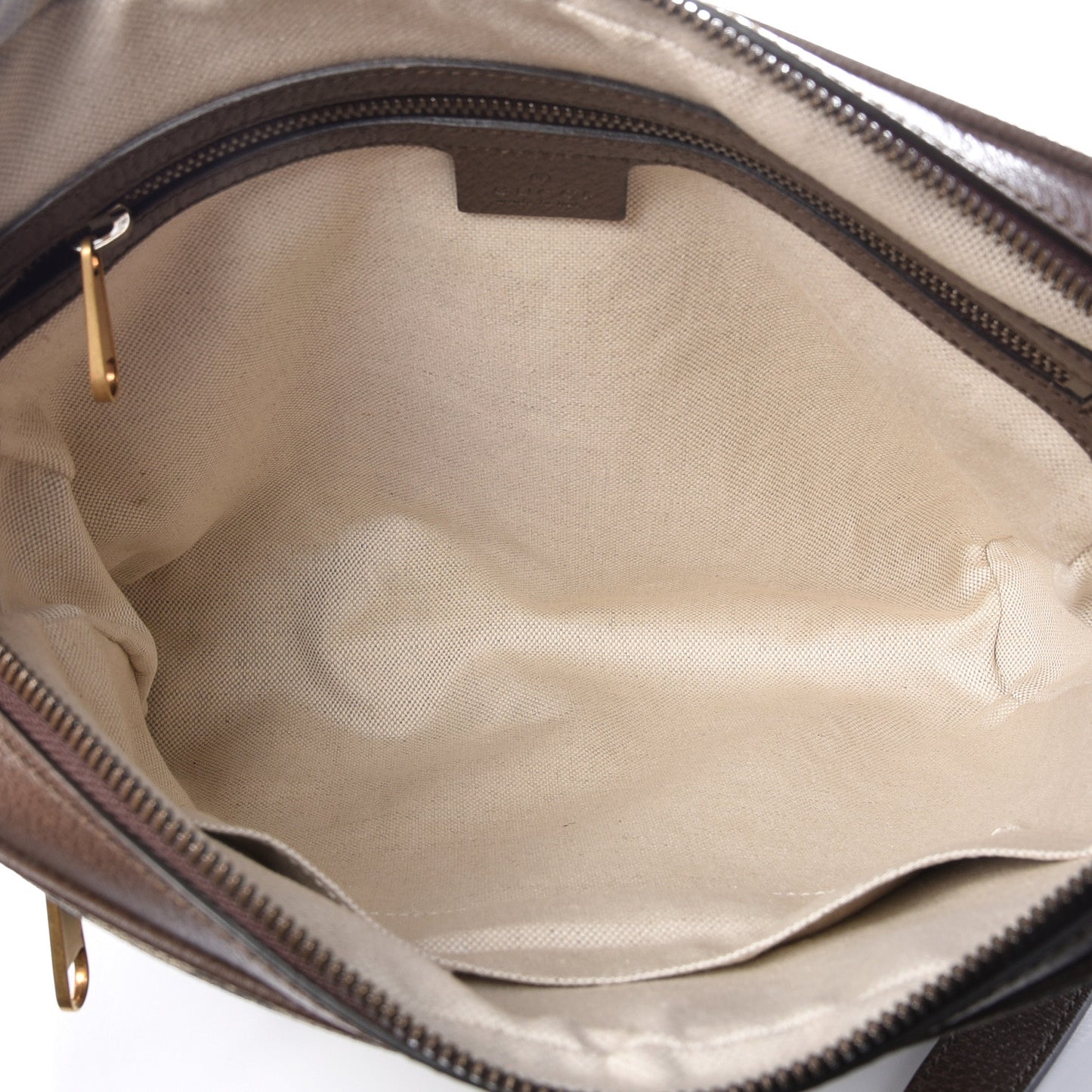 GG Supreme Monogram Web Medium Ophidia Messenger Bag Brown