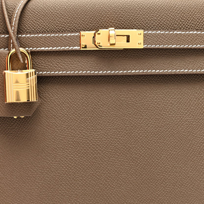 Hermes Epsom Kelly Sellier 25 Etoupe 8 of 11