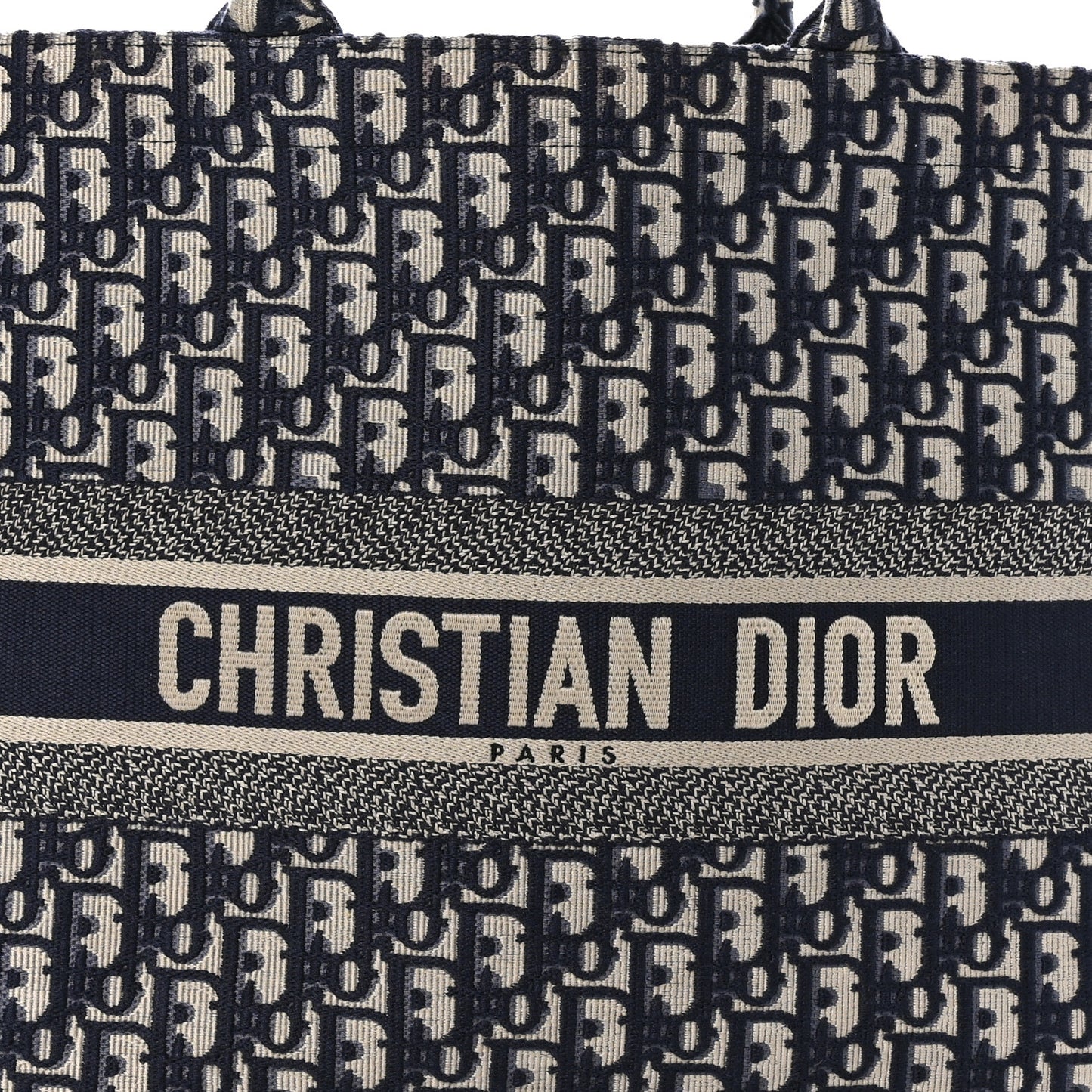 Oblique Large Book Tote Blue Multicolor