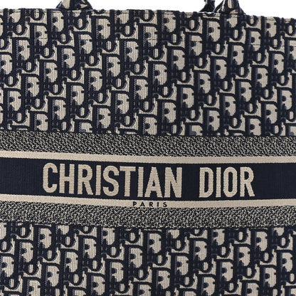 Christian Dior Oblique Large Book Tote Blue Multicolor 8 of 10