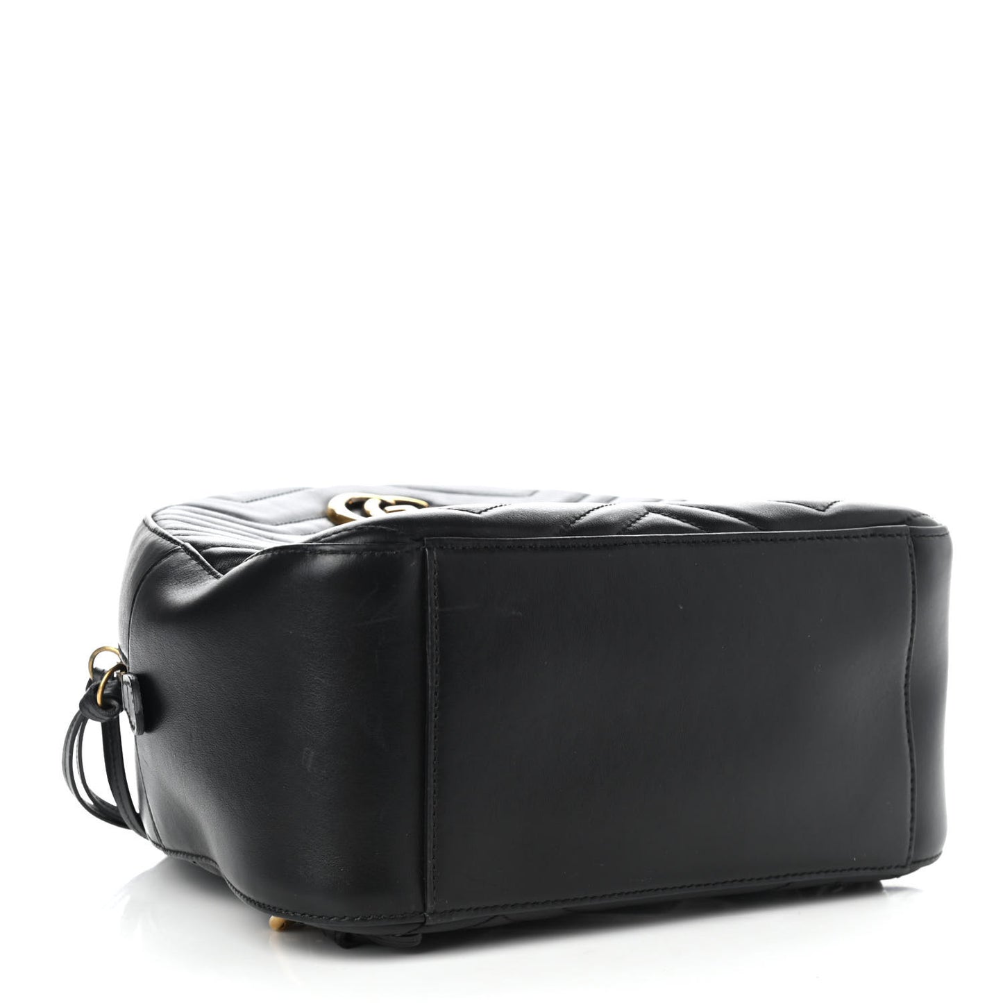 Calfskin Matelasse GG Marmont Backpack Black