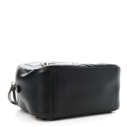Gucci Calfskin Matelasse GG Marmont Backpack Black 4 of 12