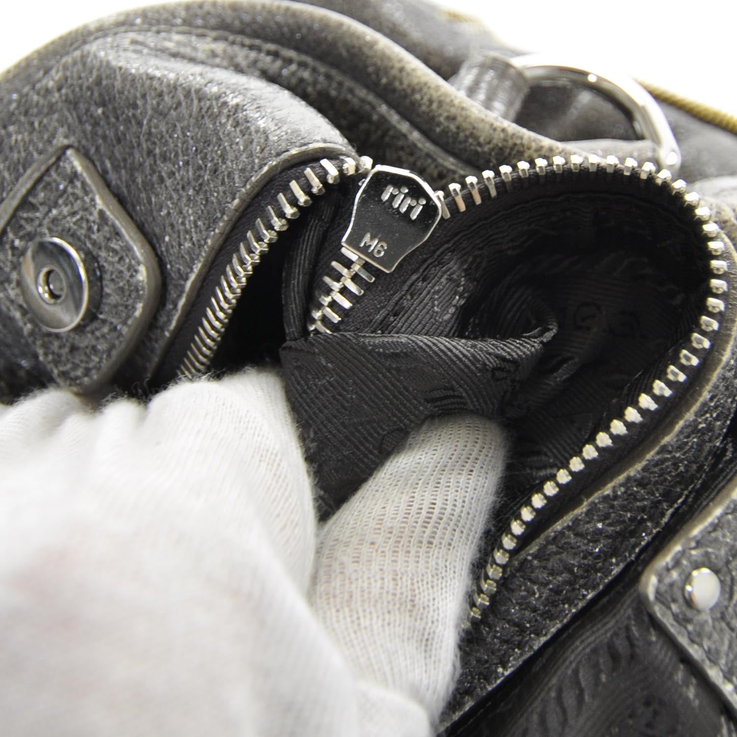 Prada Cervo Lux Ombre Zippered Tote 12 of 12